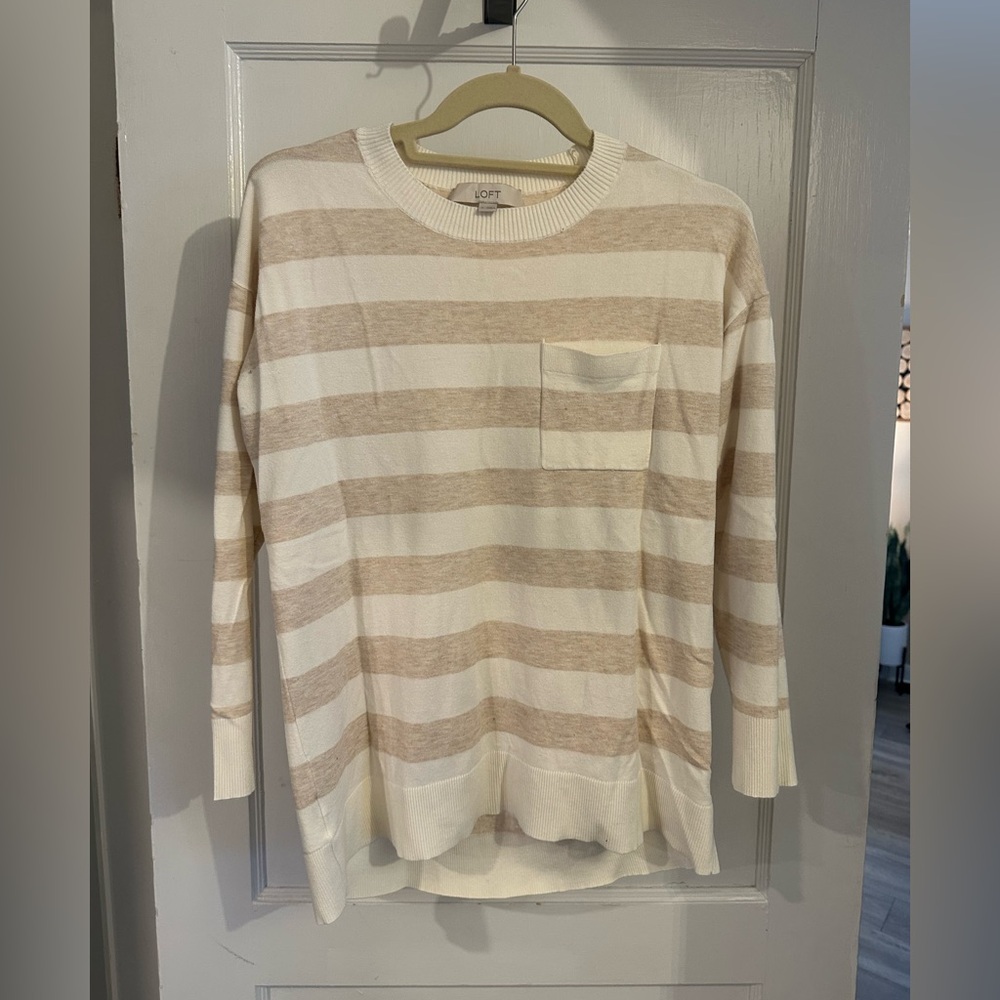 Loft striped sweater
